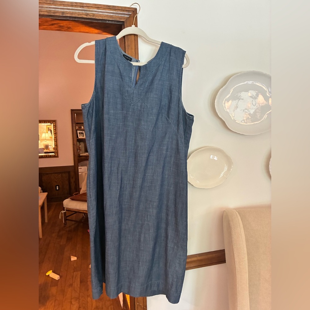 Talbots Denim Blue Dress
